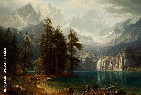 Sierra Nevada c1871 By Albert Bierstadt