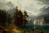 Sierra Nevada c1871 By Albert Bierstadt