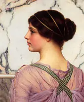 A Grecian Lovely 1909 By John William Godward