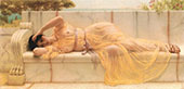 Girl in Yellow Drapery 1901 By John William Godward