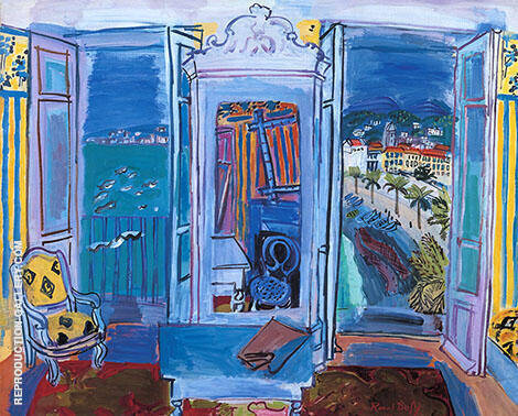 The Open Window 1928 by Raoul Dufy | Oil Painting Reproduction