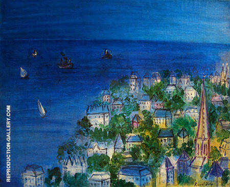 A Baie de Sainte Adresse by Raoul Dufy | Oil Painting Reproduction