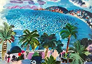 Bay of Angels Nice 2 By Raoul Dufy