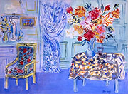 Blue Interior By Raoul Dufy
