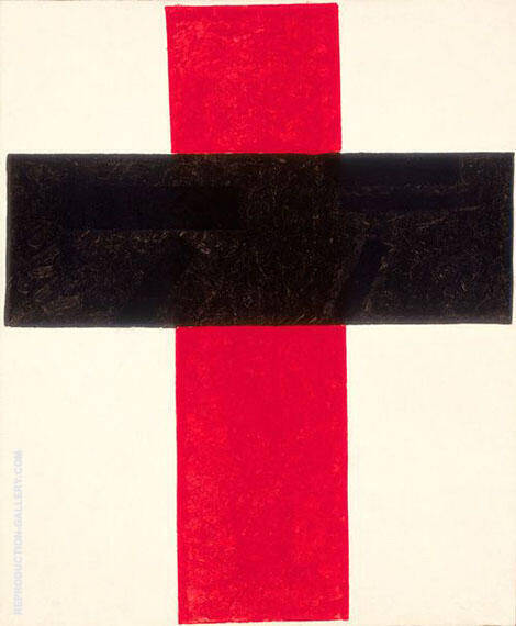 Large Hieratic-Suprematist Cross | Oil Painting Reproduction
