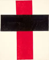 Large Hieratic-Suprematist Cross By Kazimir Malevich