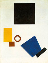Self-Portrait in Two Dimension 1915 By Kazimir Malevich