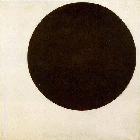 Black Circle 1913 by Kazimir Malevich | Oil Painting Reproduction