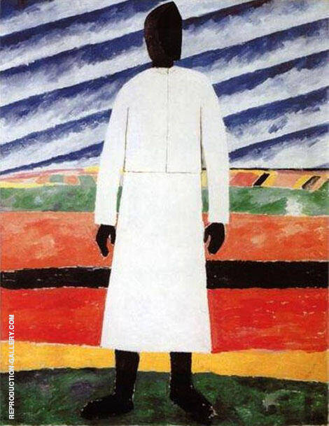 Peasant Woman by Kazimir Malevich | Oil Painting Reproduction