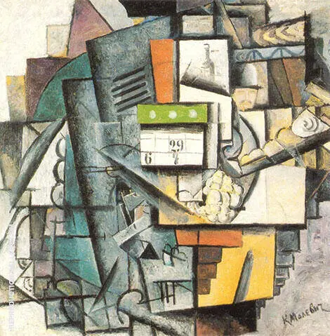 Soldier of the First Division 1914 By Kazimir Malevich