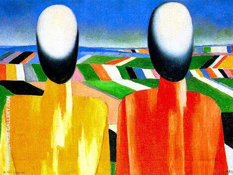 Peasants By Kazimir Malevich