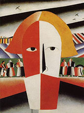 Head of a Peasant 1929 By Kazimir Malevich