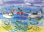 Boats in Venice By Raoul Dufy