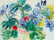 Bouquet of Lilies and Poppies By Raoul Dufy