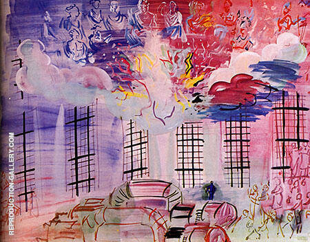 Electricity 1937 by Raoul Dufy | Oil Painting Reproduction