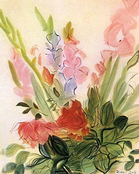 Gladioli 1942 By Raoul Dufy
