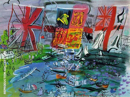 Henley Regatta 1933 By Raoul Dufy