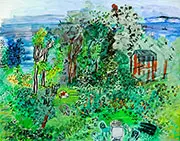 Landscape Villerville 1930 By Raoul Dufy