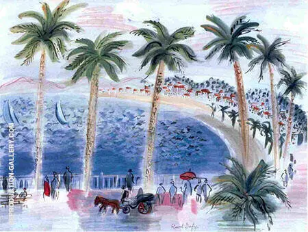 La Promenade Des Anglais A Nice France 1946 By Raoul Dufy