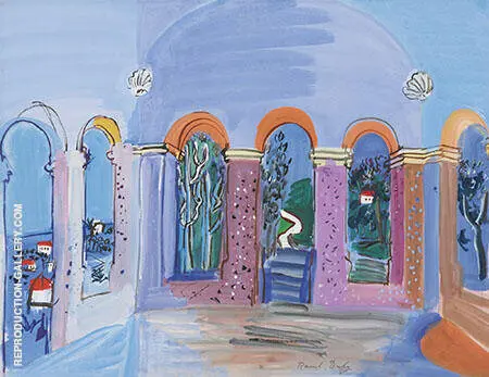 La Terrasse Aux Arc By Raoul Dufy