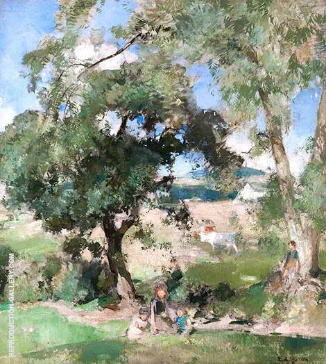 The Oak and the Ash By Edward Arthur Walton