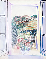 Open Window at Saint Jeannet c1926 By Raoul Dufy