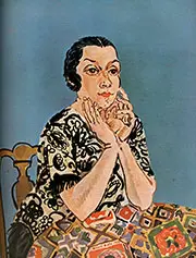 Portrait of Mrs Dufy 1930 By Raoul Dufy
