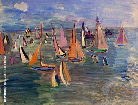 Regatta 1935 By Raoul Dufy