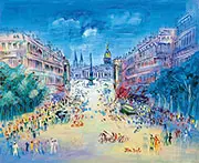 Rue Royale 1950 By Raoul Dufy