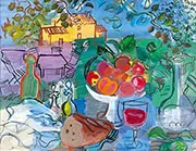 Still Life Before The Yellow House By Raoul Dufy
