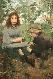 A Daydream By Edward Arthur Walton