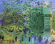 The Avenue bois de Boulogne 1928 By Raoul Dufy