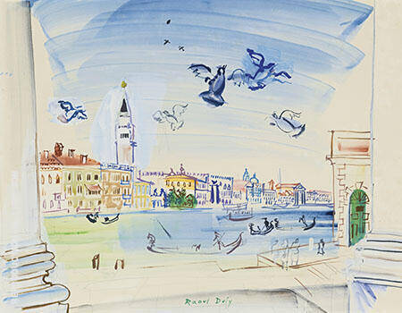 The Grand Canal Venice 1938 by Raoul Dufy | Oil Painting Reproduction