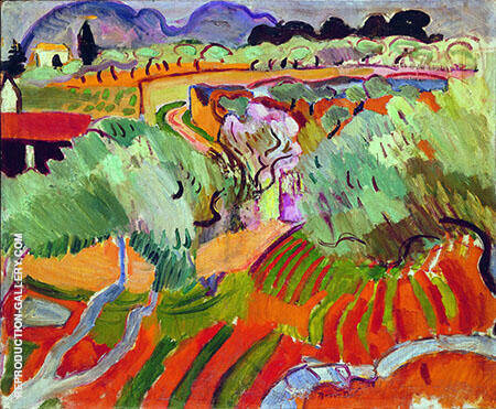 Dufy The Provence Landscape 1905 by Raoul Dufy | Oil Painting Reproduction
