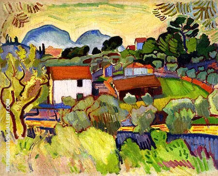 The River 1935 By Raoul Dufy