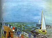 The Sea at Deauville By Raoul Dufy