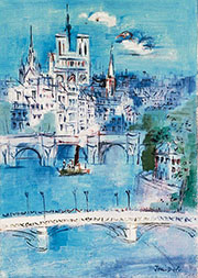 The Seine at Notre Dame By Raoul Dufy