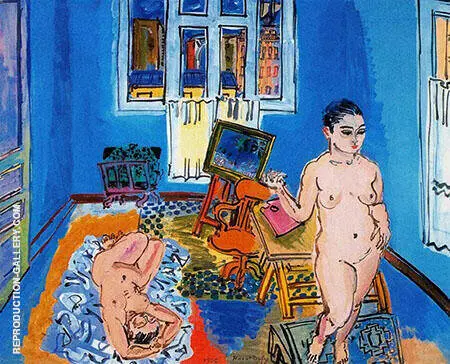 The Two Models 1930 By Raoul Dufy