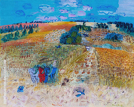 The Wheatfield 1929 by Raoul Dufy | Oil Painting Reproduction