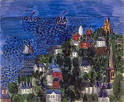 View of St Adresse 1924 By Raoul Dufy