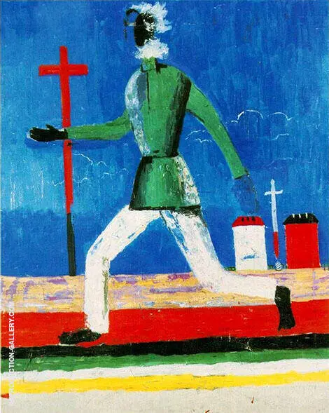 Running Man By Kazimir Malevich