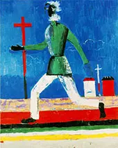 Running Man By Kazimir Malevich