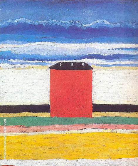 Red House 1932 By Kazimir Malevich