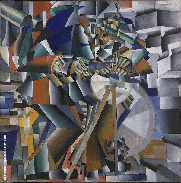 The Knife Grinder By Kazimir Malevich