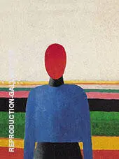 Bust of a Woman By Kazimir Malevich