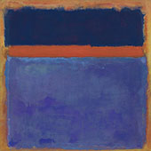 Two Blues with Orange Band By Mark Rothko (Inspired By)