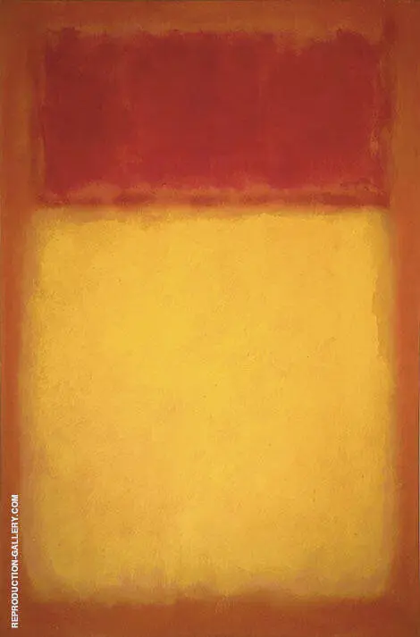 Yellow, Orange and Red By Mark Rothko (Inspired By)