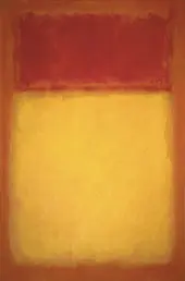 Yellow, Orange and Red By Mark Rothko (Inspired By)