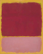 Plum and Pink over Yellow Portrait Format By Mark Rothko (Inspired By)