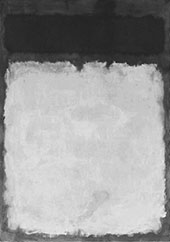 Grey and Black with White By Mark Rothko (Inspired By)